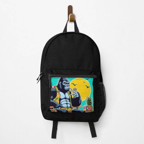 Item preview, Cute gorilla drinking lemonade et summer holiday designed and sold by Dogandesighn.