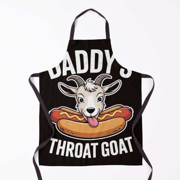 Item preview, Daddy's Throat Goat Inappropriate Adult Humor Meme designed and sold by sheenmi.