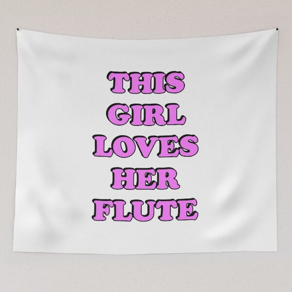 Item preview, This Girl Loves Her Flute - Flute Girl designed and sold by Inspirationmotivation.
