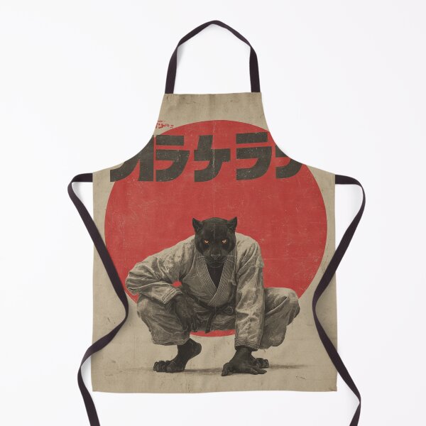 Item preview, Karate Black Panther Poster – Vintage Japanese Martial Arts Wall Art designed and sold by MooDigitalArt.