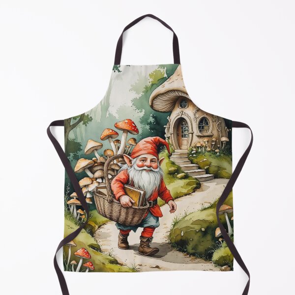 Item preview, The Book Forager – Cottagecore Gnome Adventure Art designed and sold by Deezyned.