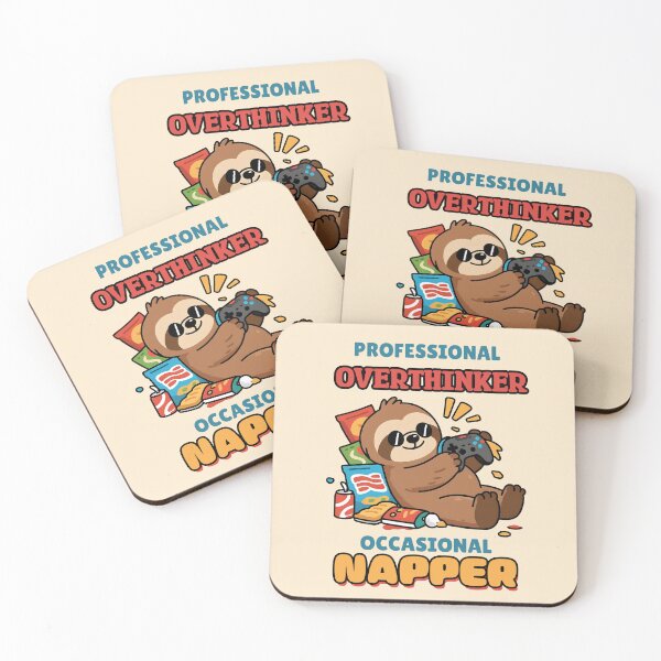 Item preview, Sloth - Professional Overthinker Occasional Napper designed and sold by staceyayesa.