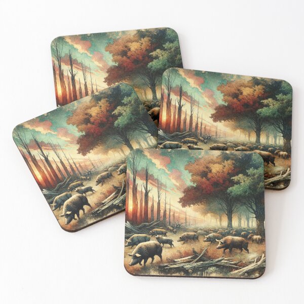 Item preview, Boars Searching for Tubers designed and sold by M-Y-A-R-T-.