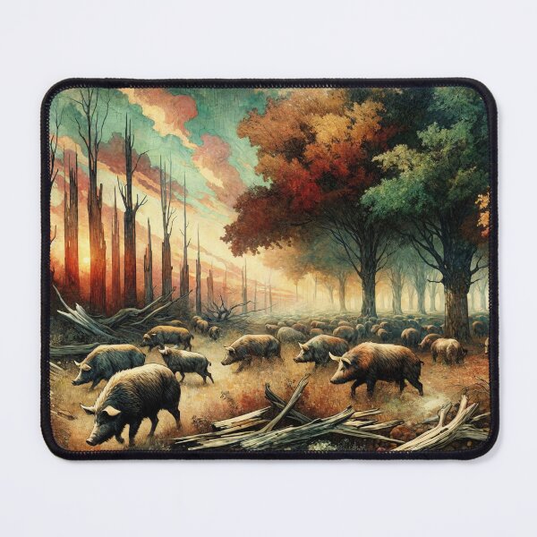 Item preview, Boars Searching for Tubers designed and sold by M-Y-A-R-T-.