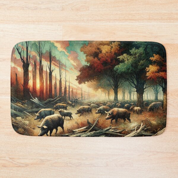 Item preview, Boars Searching for Tubers designed and sold by M-Y-A-R-T-.