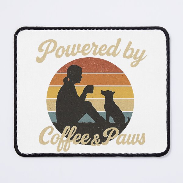 Item preview, powered by coffee and paws designed and sold by Catfighter.