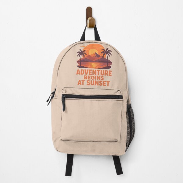 Item preview, Adventure Begins at Sunset – Mountain and Lake Escape designed and sold by P1lkarz.
