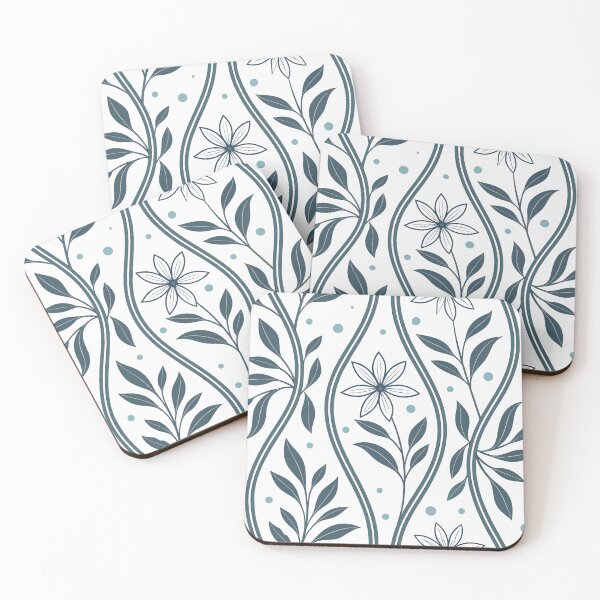 Item preview, Flowing flowers seamless designed and sold by trengeee.