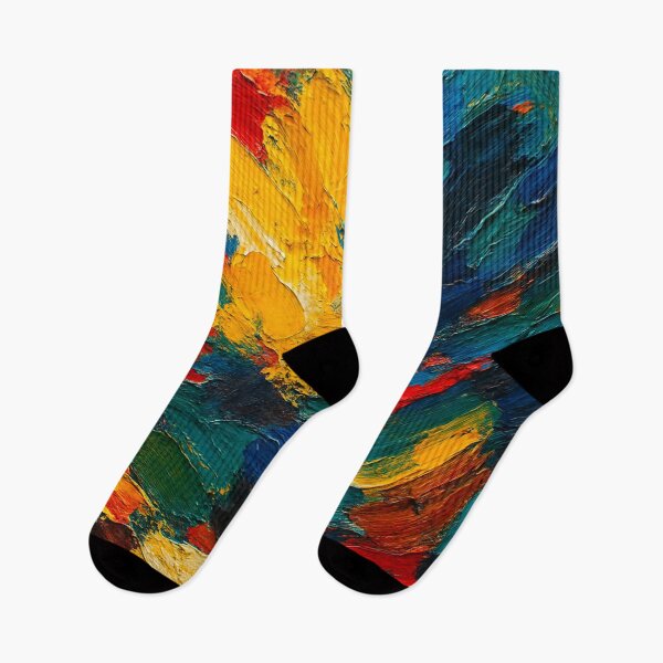 Item preview, Bright impasto color explosion designed and sold by Sigtrix.