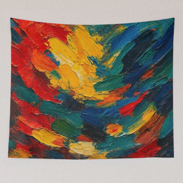Item preview, Bright impasto color explosion designed and sold by Sigtrix.