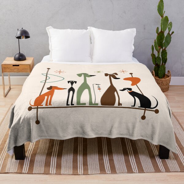 Item preview, Retro Mid-Century Modern Dogs 50s 60s Style designed and sold by gogo-jr.