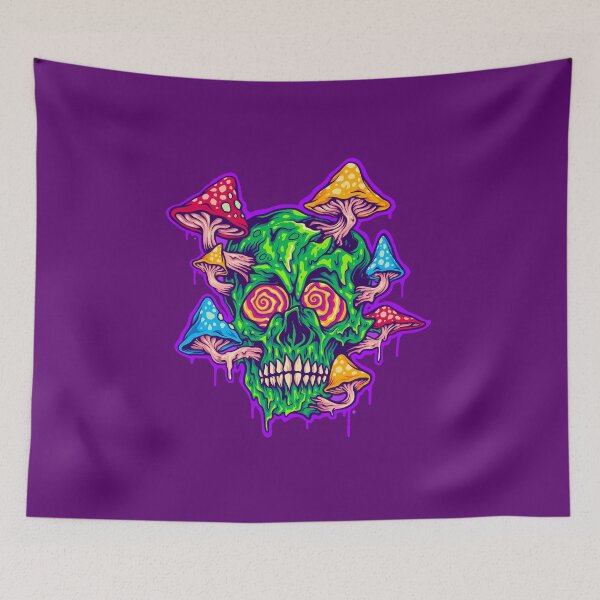 Item preview, PSYCHEDELIC SKULL designed and sold by PSYNOVA.