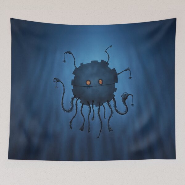 Item preview, Watcher of the Deep designed and sold by Whimsical Hug.