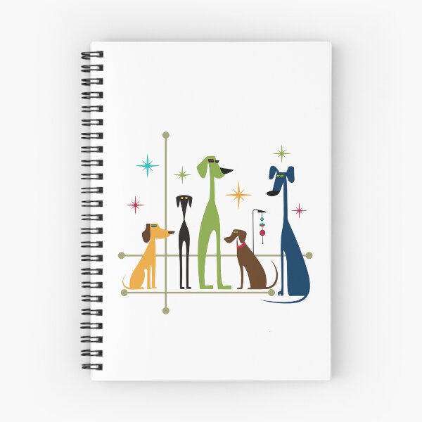 Item preview, Retro Mid-Century Modern Dogs 50s 60s Style designed and sold by gogo-jr.