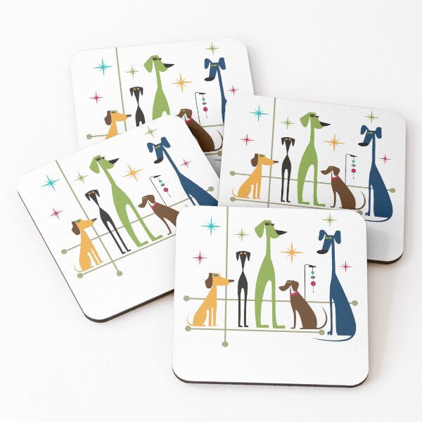 Item preview, Retro Mid-Century Modern Dogs 50s 60s Style designed and sold by gogo-jr.