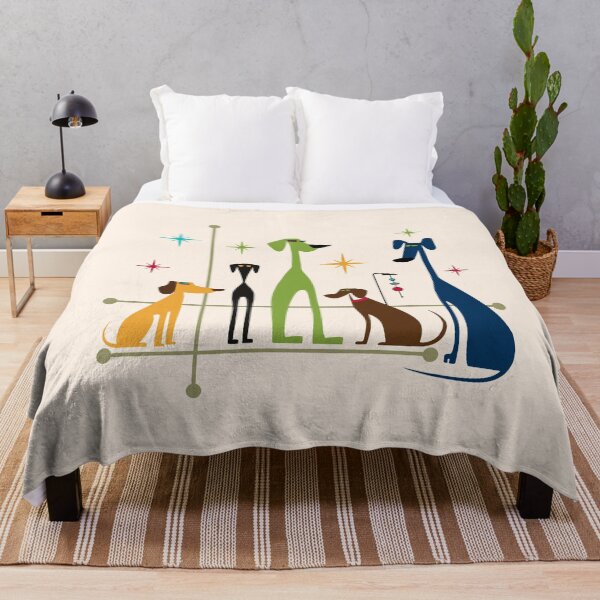 Item preview, Retro Mid-Century Modern Dogs 50s 60s Style designed and sold by gogo-jr.