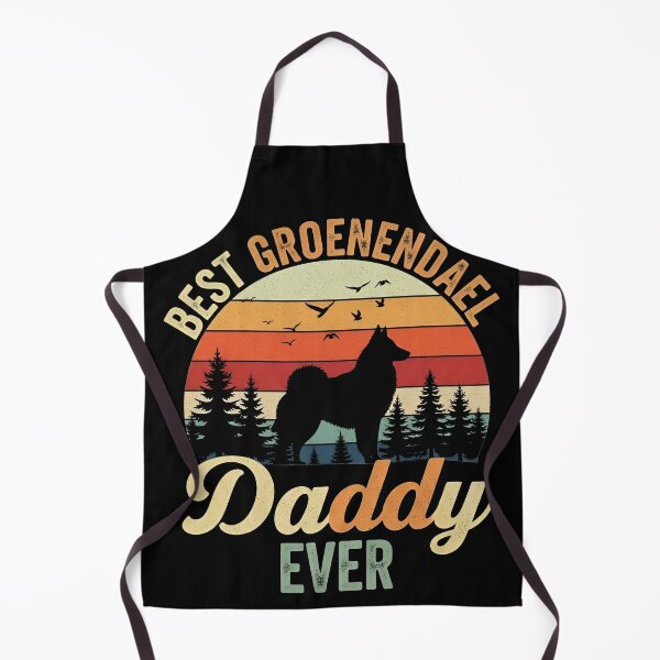 Item preview, Best Groenendael Daddy Ever – Vintage Sunset Belgian Shepherd Dog Design designed and sold by fawzimorsy.