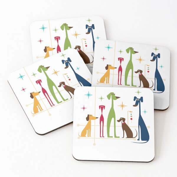 Item preview, Retro Mid-Century Modern Dogs 50s 60s Style designed and sold by gogo-jr.