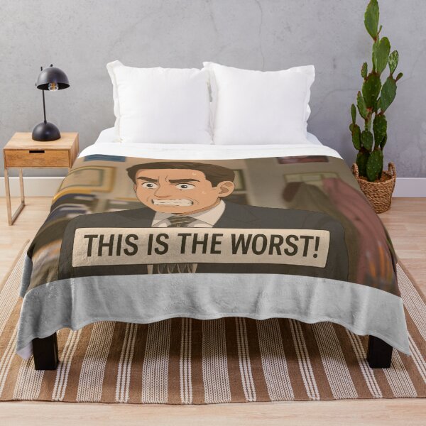 Item preview, Michael Scott Quote – “This is the worst!” – The Office Anime Style designed and sold by Enea Kelo.