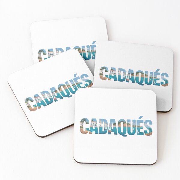 Item preview, Cadaqués Spain Coastal Typography – Scenic Seaside Town in Vector Art designed and sold by CircinusStore.