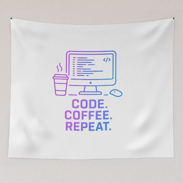 Item preview, Code, Coffee, Repeat designed and sold by P1lkarz.