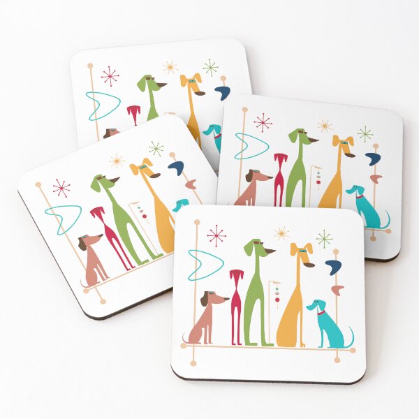 Item preview, Copy of Retro Mid-Century Modern Dogs 50s 60s Style designed and sold by gogo-jr.