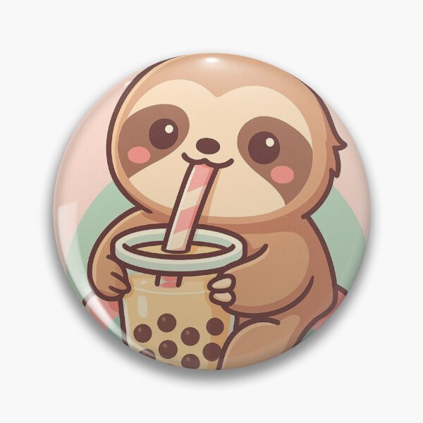 Item preview, Boba Time Sloth designed and sold by Zenvo.