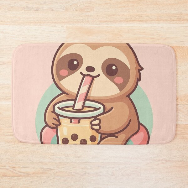 Item preview, Boba Time Sloth designed and sold by Zenvo.