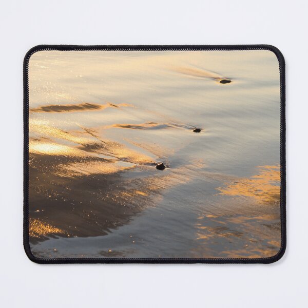 Item preview, Glossy Sunlit Abstract of Rippled Sand and Pebbles designed and sold by Georgia Mizuleva.