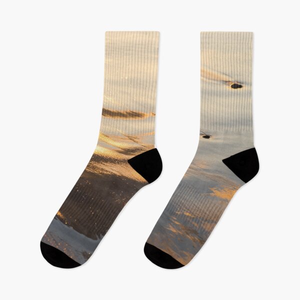 Item preview, Glossy Sunlit Abstract of Rippled Sand and Pebbles designed and sold by Georgia Mizuleva.