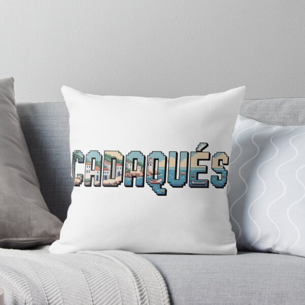 Item preview, Cadaqués Spain Pixel Art – Retro Coastal Town Design designed and sold by CircinusStore.