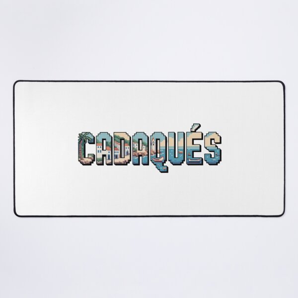 Item preview, Cadaqués Spain Pixel Art – Retro Coastal Town Design designed and sold by CircinusStore.