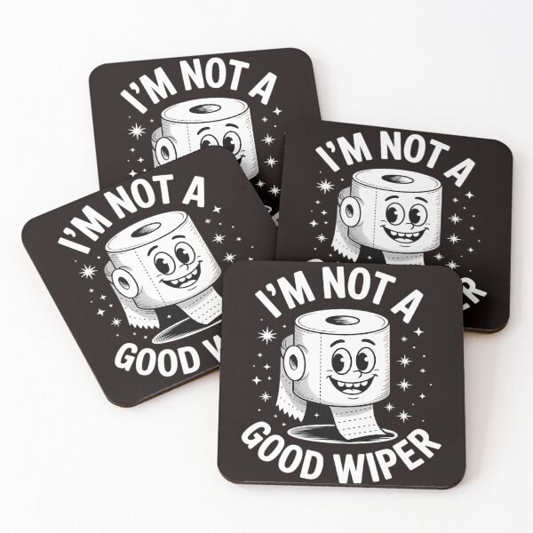 Item preview, Embarrassing I'm Not a Good Wiper Toilet Paper Humor designed and sold by sheenmi.