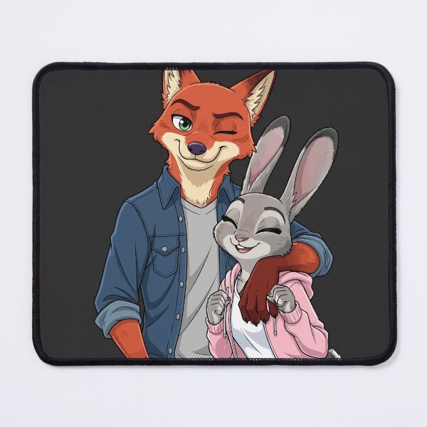Item preview,  Nick & Judy Together - Furry Relationship Artwork designed and sold by StudioJohan.