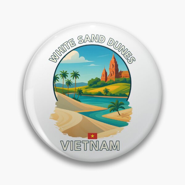 Artikelvorschau, Weiße Sanddünen Mui Ne Vietnam - Ikonisches Wahrzeichen Asiens Reise-Urlaubsziel Souvenirkunst entworfen und verkauft von inkNext.