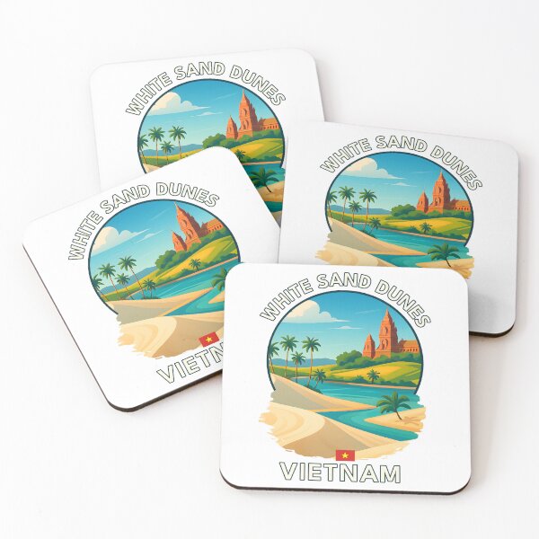 Artikelvorschau, Weiße Sanddünen Mui Ne Vietnam - Ikonisches Wahrzeichen Asiens Reise-Urlaubsziel Souvenirkunst entworfen und verkauft von inkNext.