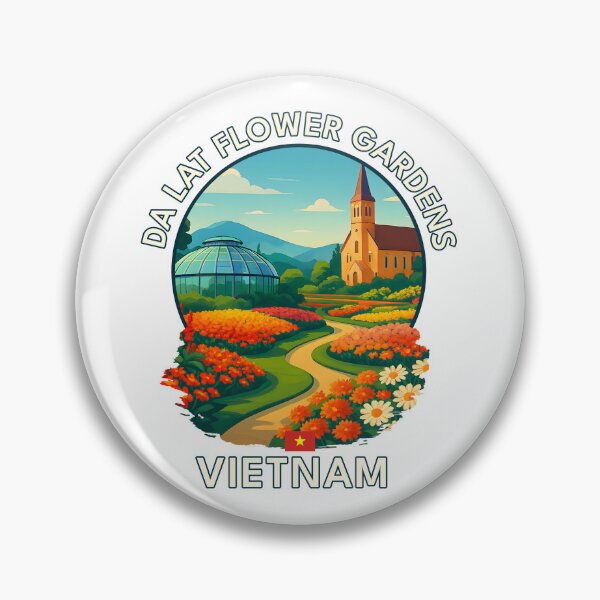 Artikelvorschau, Da Lat Blumengärten Da Lat Vietnam - ikonisches Wahrzeichen Asiens Reise Urlaubsziel Souvenirkunst entworfen und verkauft von inkNext.