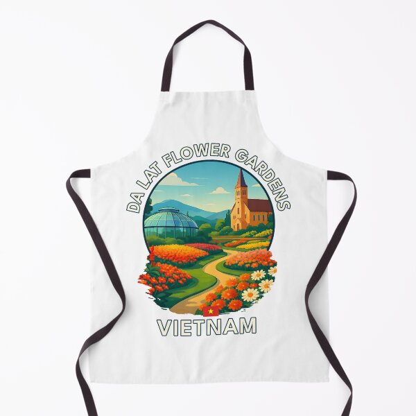 Item preview, Da Lat Flower Gardens Da Lat Vietnam - Iconic Asia Landmark Travel vacation destination souvenir art designed and sold by inkNext.