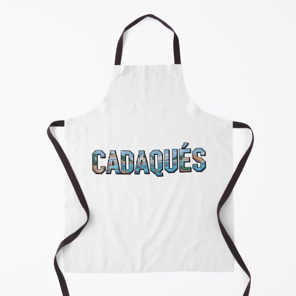 Item preview, Cadaqués Spain Pixel Harbor – Retro Seaside Typography designed and sold by CircinusStore.