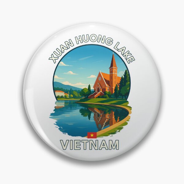 Artikelvorschau, Xuan Huong See Da Lat Vietnam - Ikonisches Wahrzeichen Asiens Reise-Urlaubsziel Souvenirkunst entworfen und verkauft von inkNext.