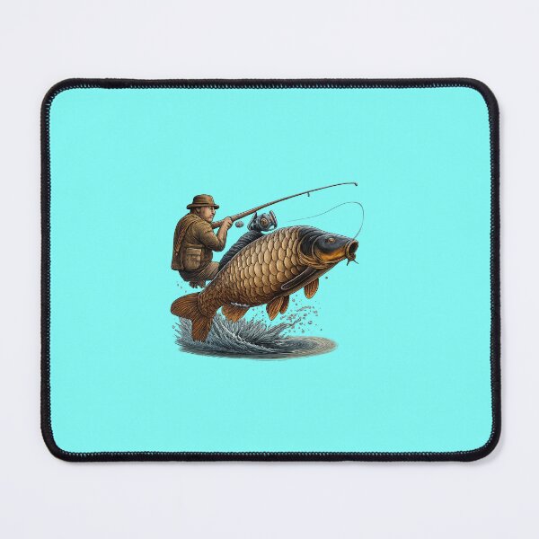 Item preview, Momento épico de pesca de carpas designed and sold by Aucia.