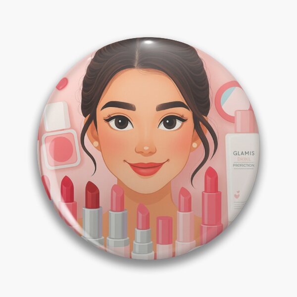 Item preview, Girl with cosmetic products  designed and sold by Tanu Biswas.