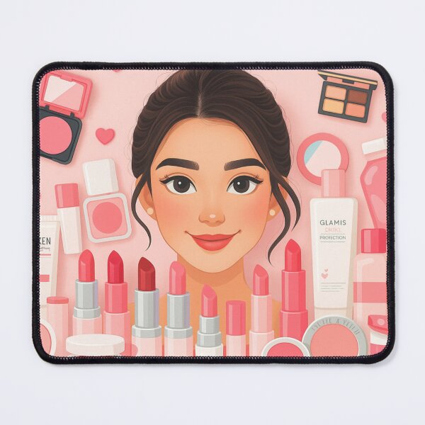 Item preview, Girl with cosmetic products designed and sold by Tanu Biswas.