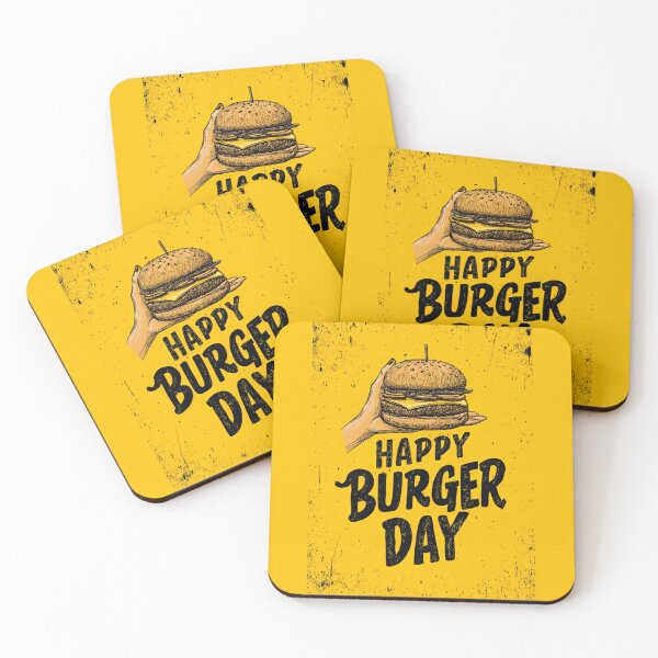 Item preview, Happy Burger Day  designed and sold by StudioRedKoala.