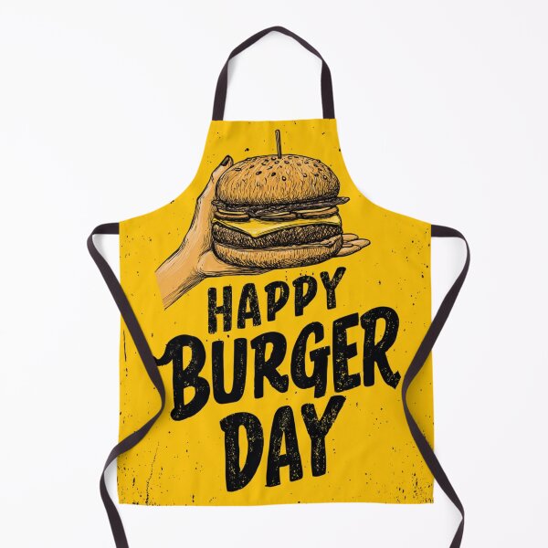 Item preview, Happy Burger Day designed and sold by StudioRedKoala.