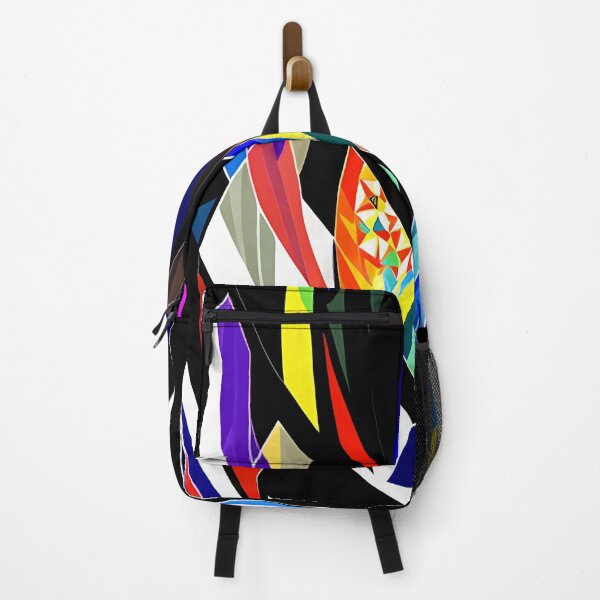 Item preview, Colorful Shapes #7 | Abstract Geometric Art in Bold Colors | Stained Glass Church Window designed and sold by kiri studio.