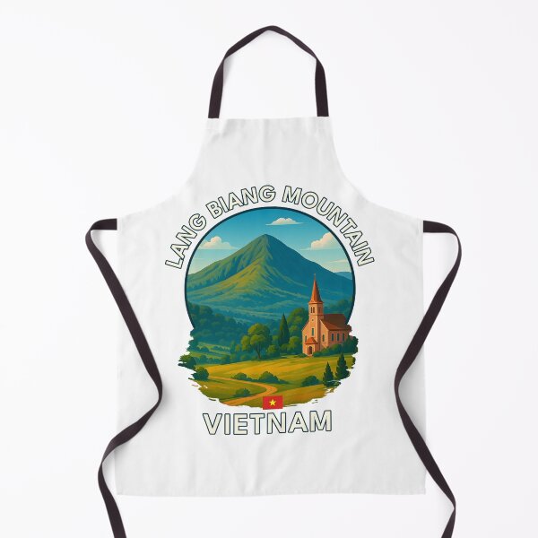 Item preview, Lang Biang Mountain Da Lat Vietnam - Iconic Asia Landmark Travel vacation destination souvenir art designed and sold by inkNext.