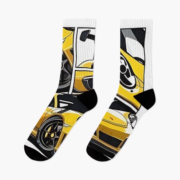 Item preview, Yellow Porsche GT3 RS – Comic Style Car Art designed and sold by PrimeRacer.