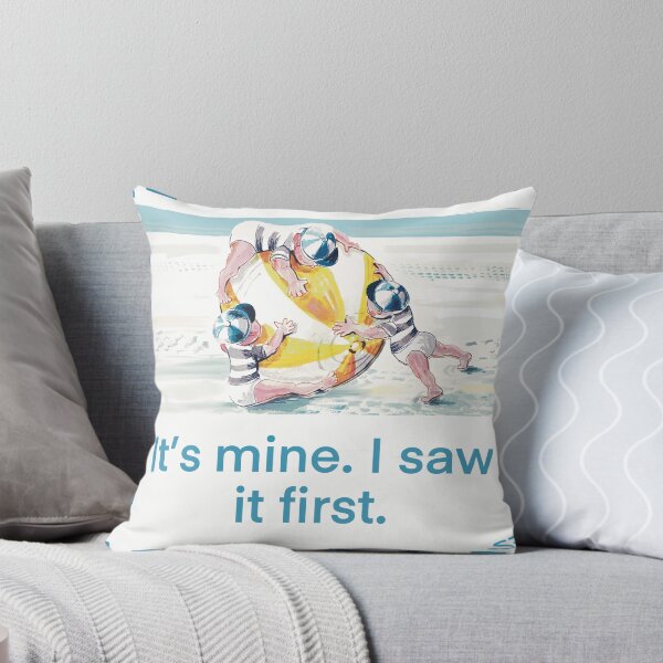 Item preview, Beanie Beach Boys argue over the giant beachball they found. designed and sold by SUSY JOHNSEN/SUSY-J.