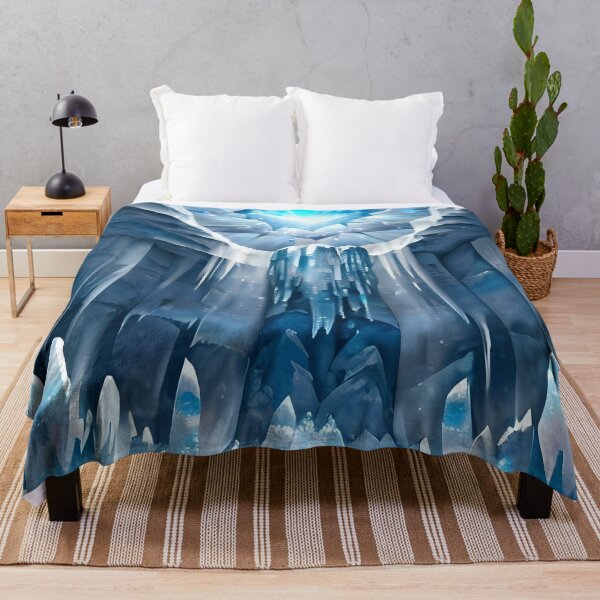 Item preview, Crystal Ice Cavern – Majestic Frozen Fantasy Landscape designed and sold by ArtscapeProductions.